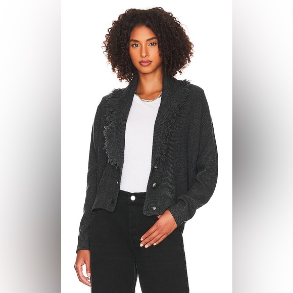 27 Miles Malibu Sweaters - AUTHENTIC $390! 27 Miles Malibu Warner Cardigan in Gravel Grey, SZ Medium.